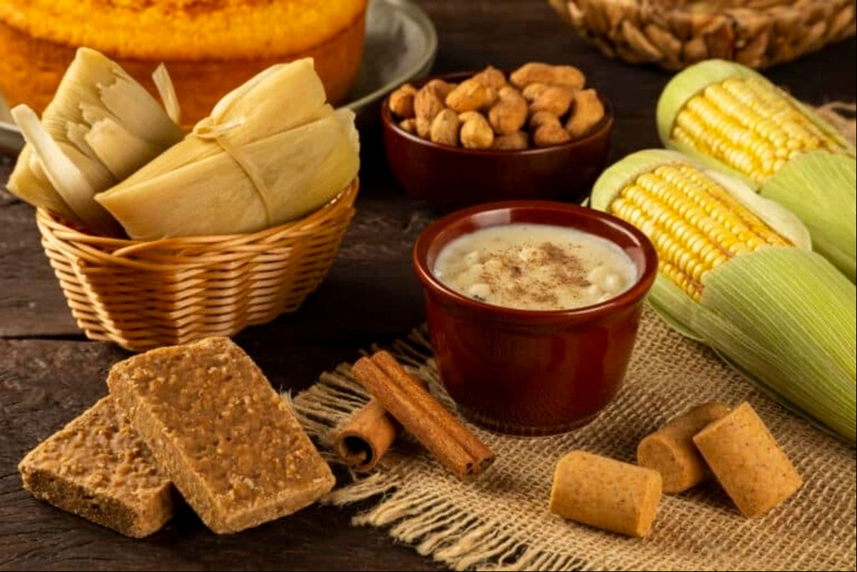 Canjica, milho e amendoim estão entre os produtos mais consumidos nas festas juninas