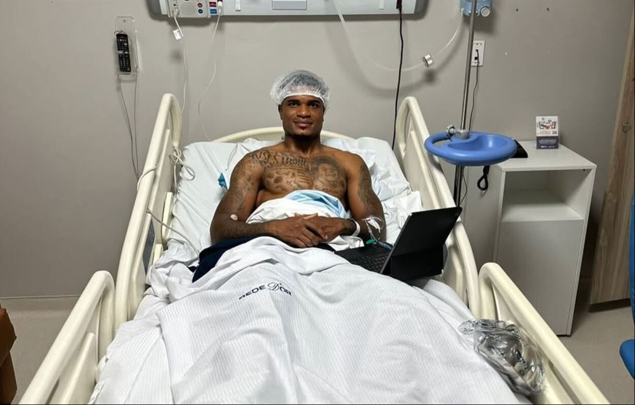 Jamerson foi operado no Hospital São Rafael, em Salvador