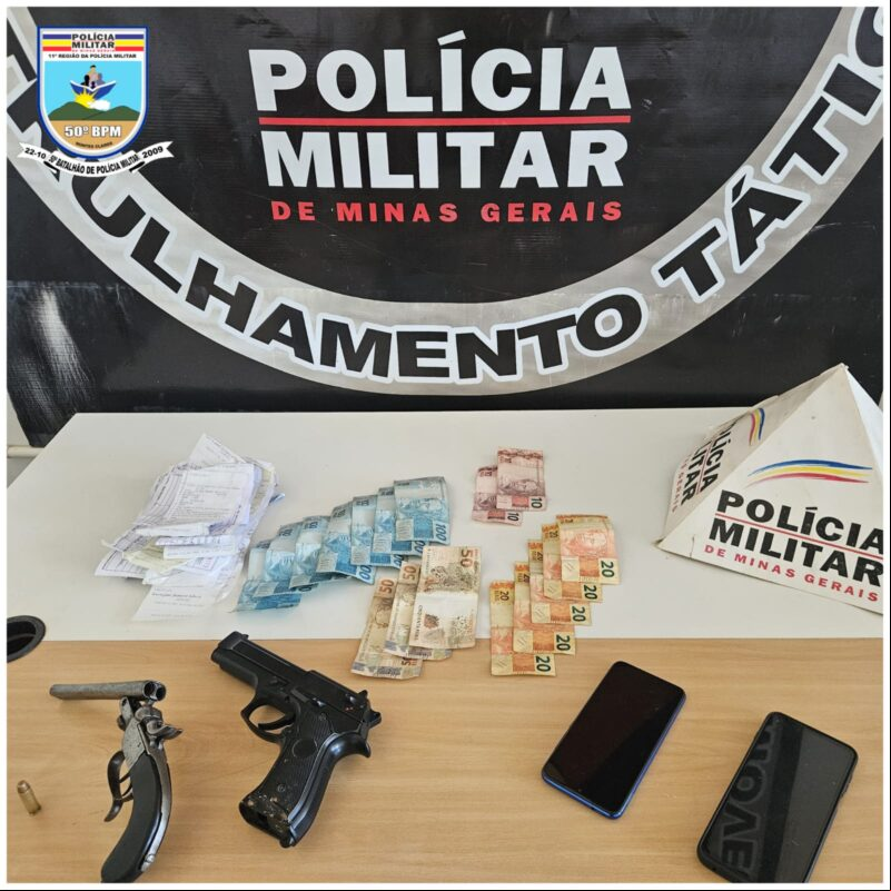 Homem é preso e dois menores apreendidos por suspeita de roubo a posto de combustíveis em Francisco Sá; polícia recupera parte dos materiais